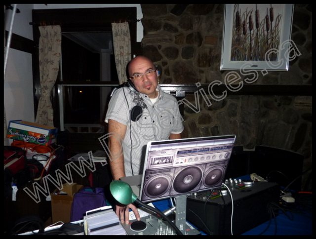 DJ StereoMike performing with professional DJ equipment