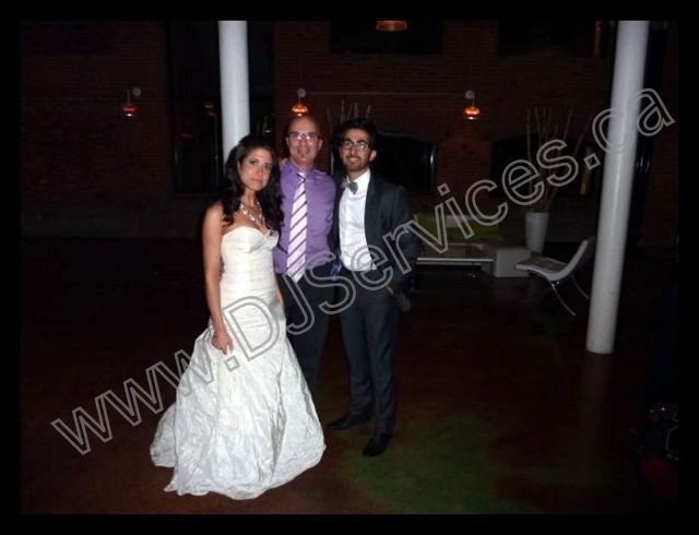 Wedding reception with DJ StereoMike providing music and entertainment